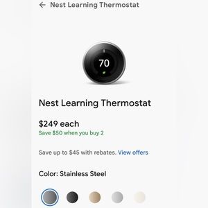 Google Nest Learning Thermostat